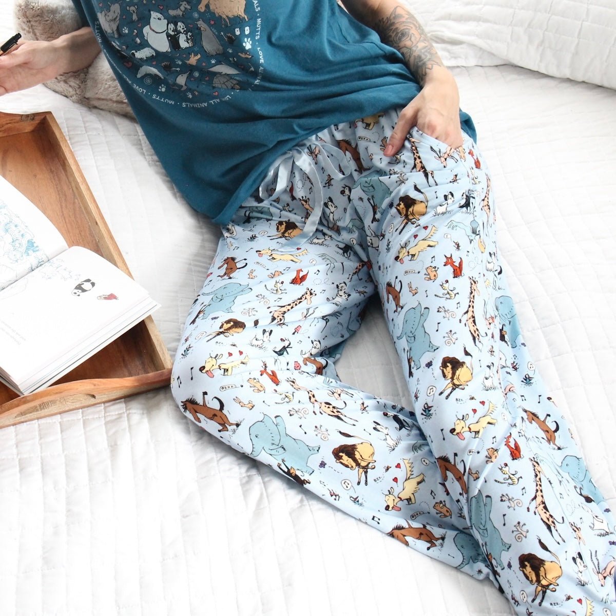 'Party Animal' Pajama Pants - MUTTS