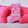 'Mooch's Little Pink Sock' Flexible Magnet