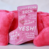 'Mooch's Little Pink Sock' Flexible Magnet
