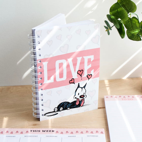 'Pink Sock Love' Spiralbound Notebook
