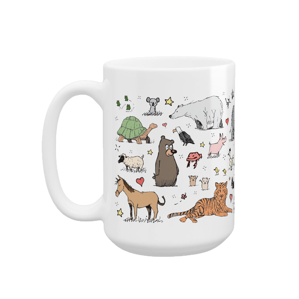 'Adore the Animals' Mug - MUTTS