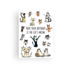 'The Cat's Meow' Birthday Card