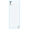 This notepad features an image of Mooch on a ladder hanging the title "Notes" on the top of the page while Earl looks on from below.