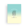 This beautiful greeting card features an image of two connecting trees with the message, "With deepest sympathy." Inside, the card is blank for your personal message.