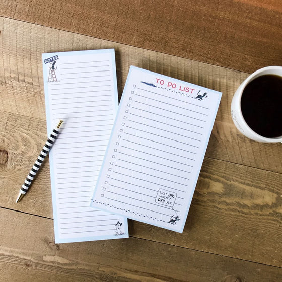 'Inky Paws' To Do List Notepad