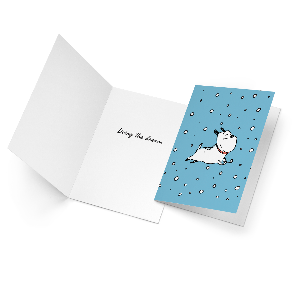 'Sparky's Dream' Greeting Card