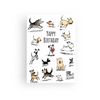 'A Yappy Birthday' Greeting Card