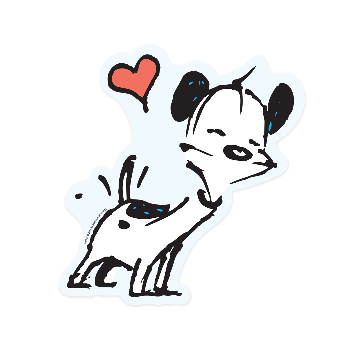 'Eager Earl' Die-Cut Sticker – MUTTS