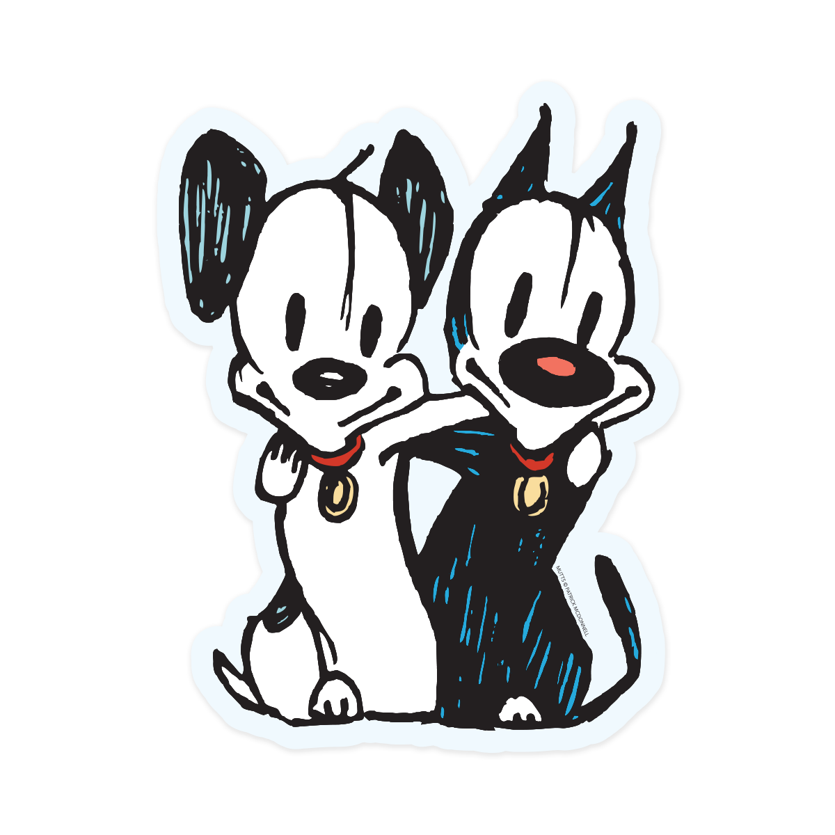 'Best Friends 30th Anniversary' Die-Cut Sticker – MUTTS