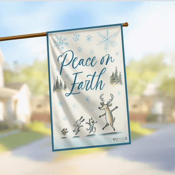 House Flag: Peace On Earth - MUTTS