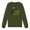 Green 'Cat Lady' Long Sleeve Tee - MUTTS