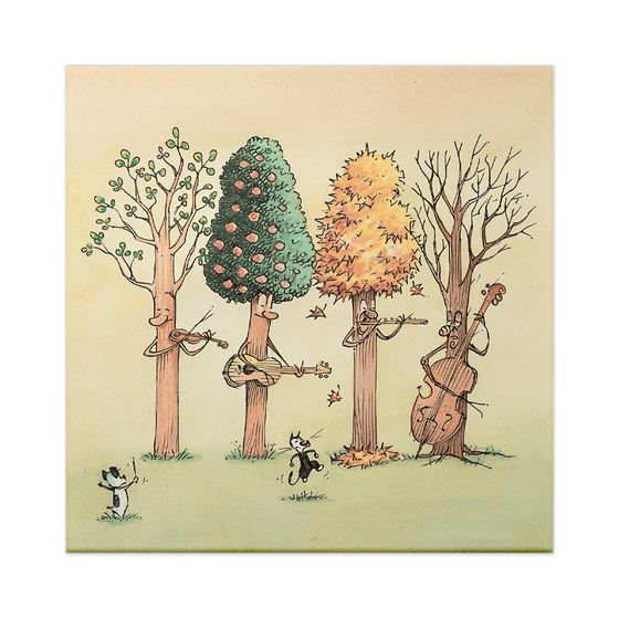 'Song of the Seasons' Magnet - MUTTS