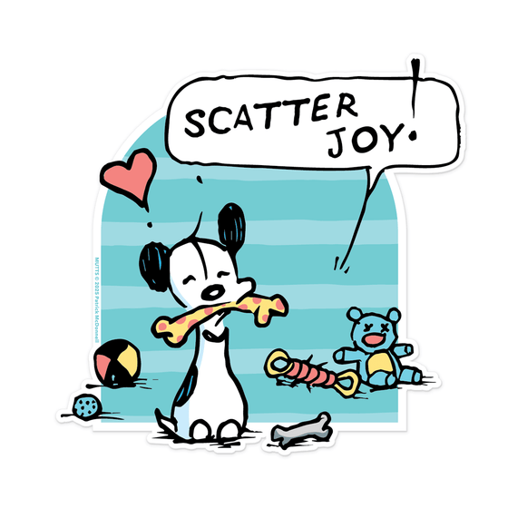 'Scatter Joy' Sticker - MUTTS