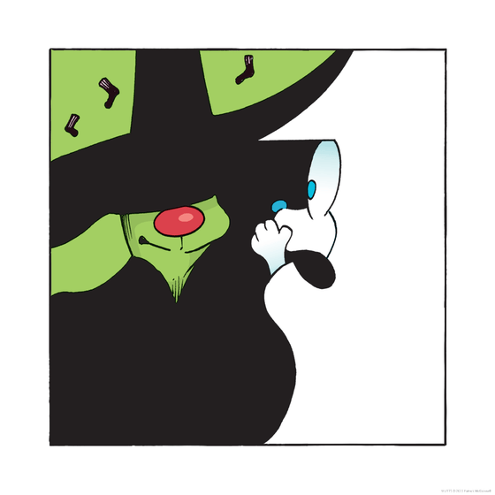'Emerald Kitty' Print - MUTTS