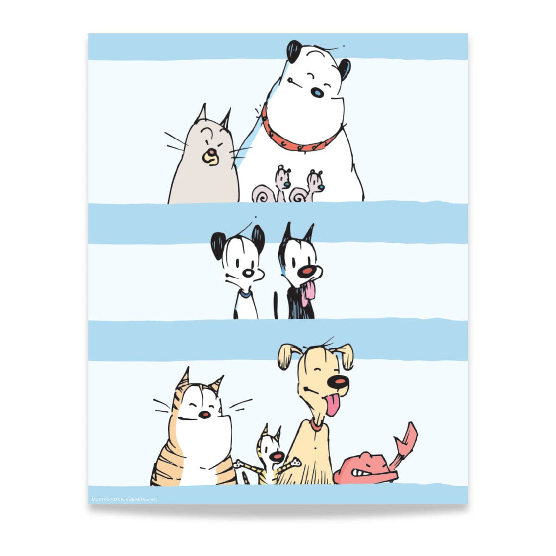 'The MUTTS Crew' Standard Art Print
