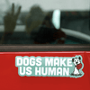 'Be More Human' Flexible Car Magnet - MUTTS