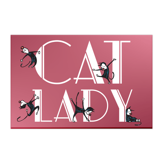 'Cat Lady' Magnet - MUTTS