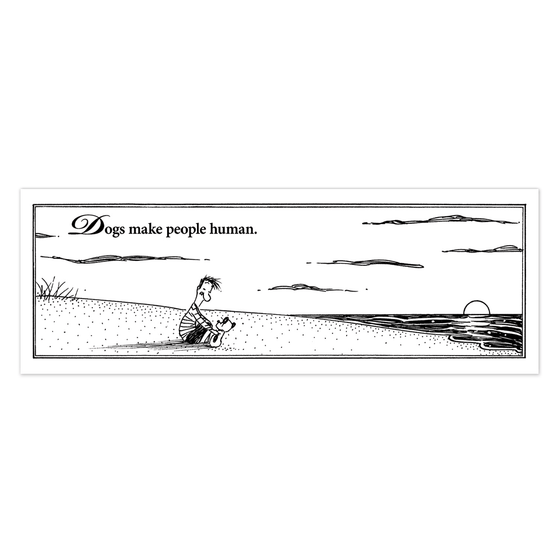 'Dogs Make Us Human' Magnet - MUTTS
