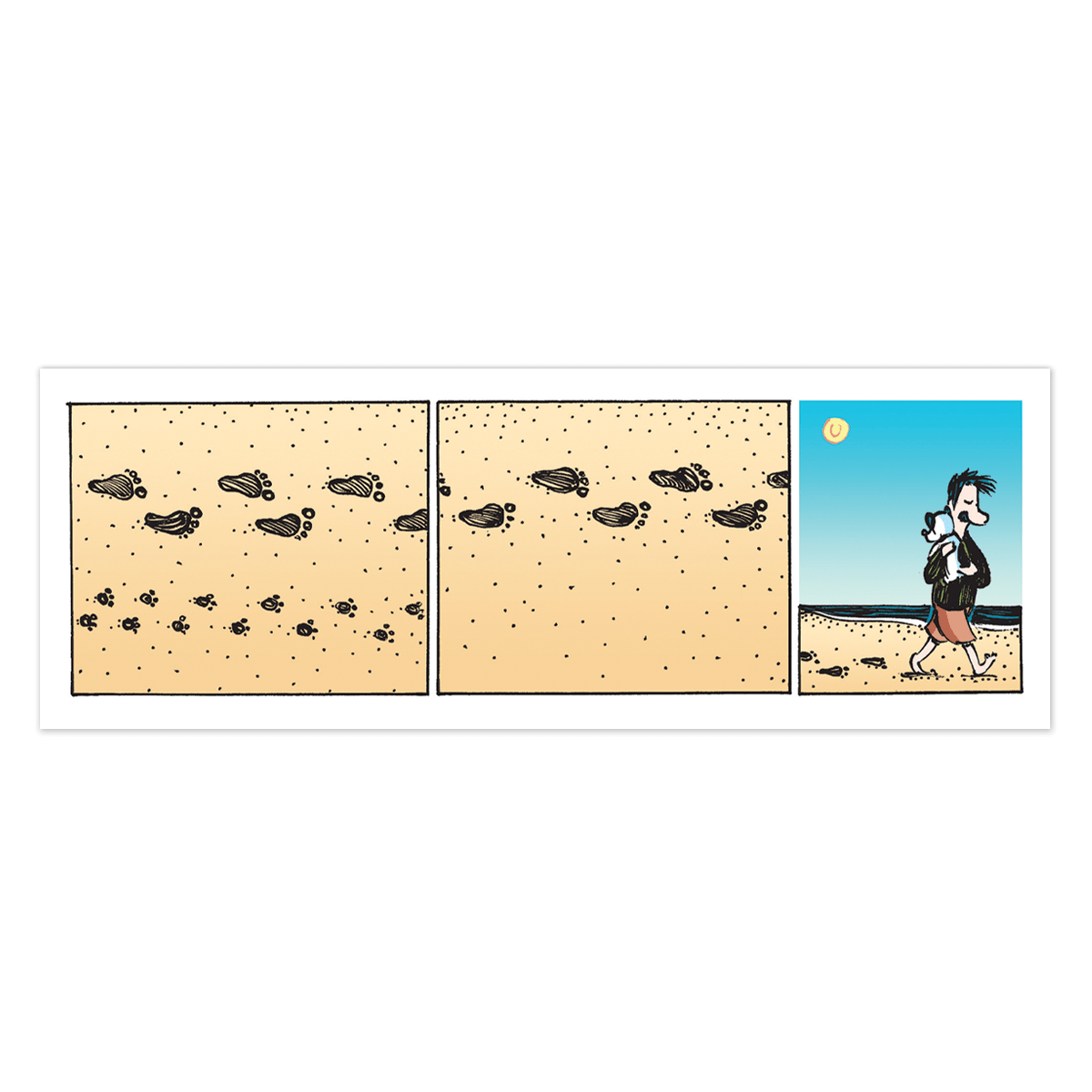 'Footprints' Magnet - MUTTS