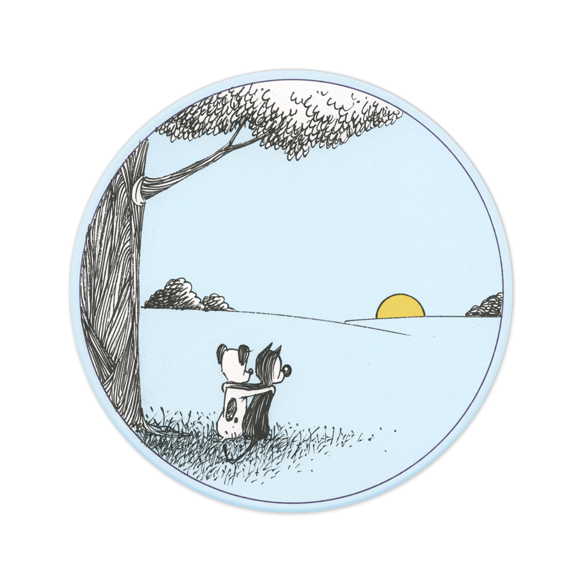 'By Your Side' Magnet - MUTTS