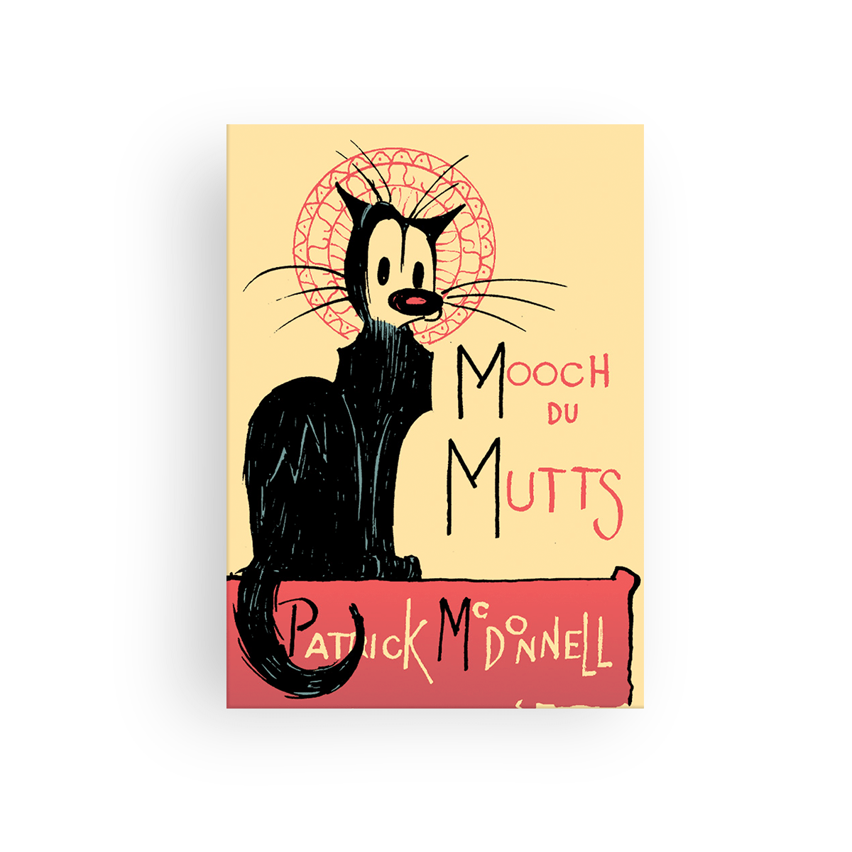 'Mooch Du MUTTS' Title Panel Greeting Card