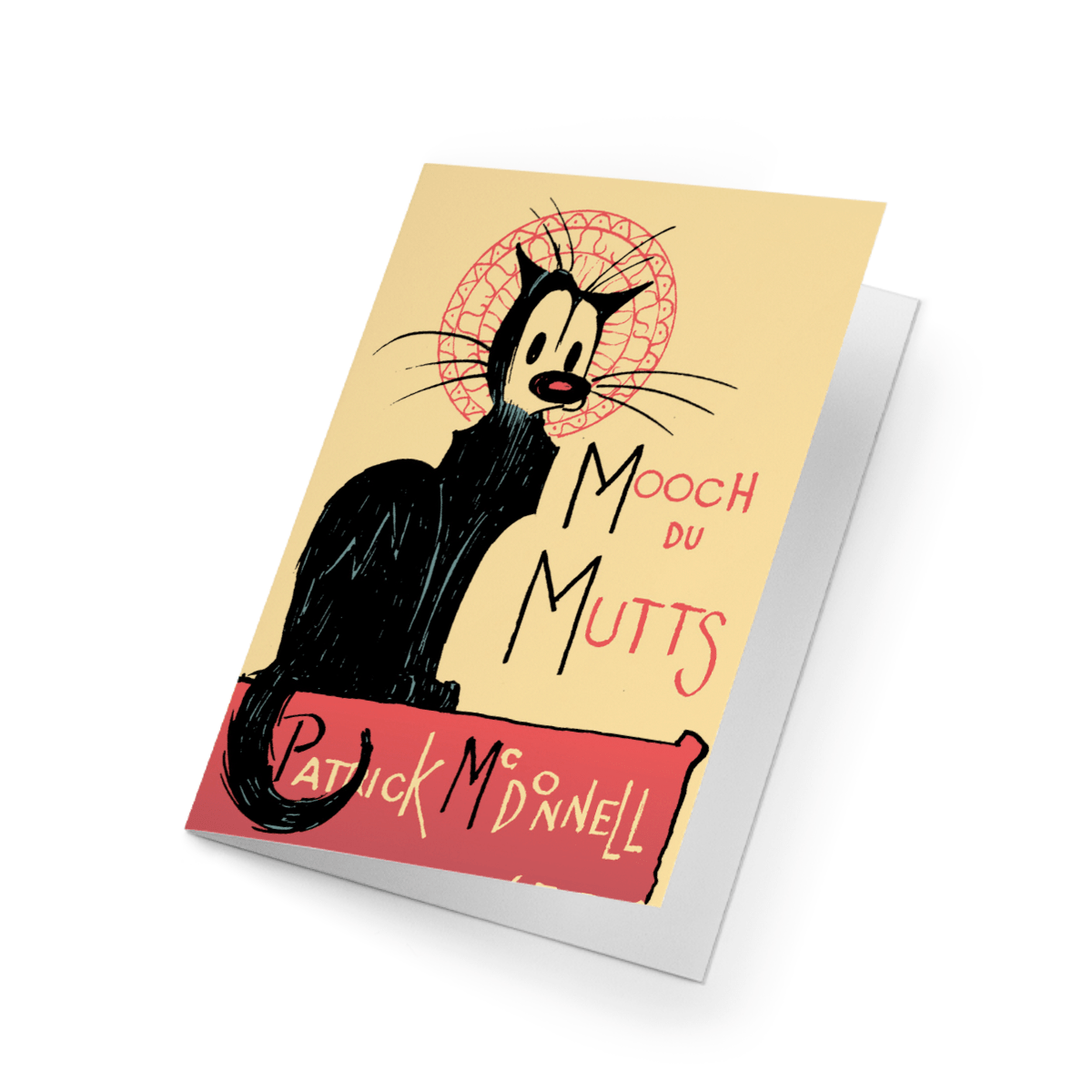 'Mooch Du MUTTS' Title Panel Greeting Card