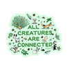 'Creatures Are Connected' Die - Cut Sticker - MUTTS