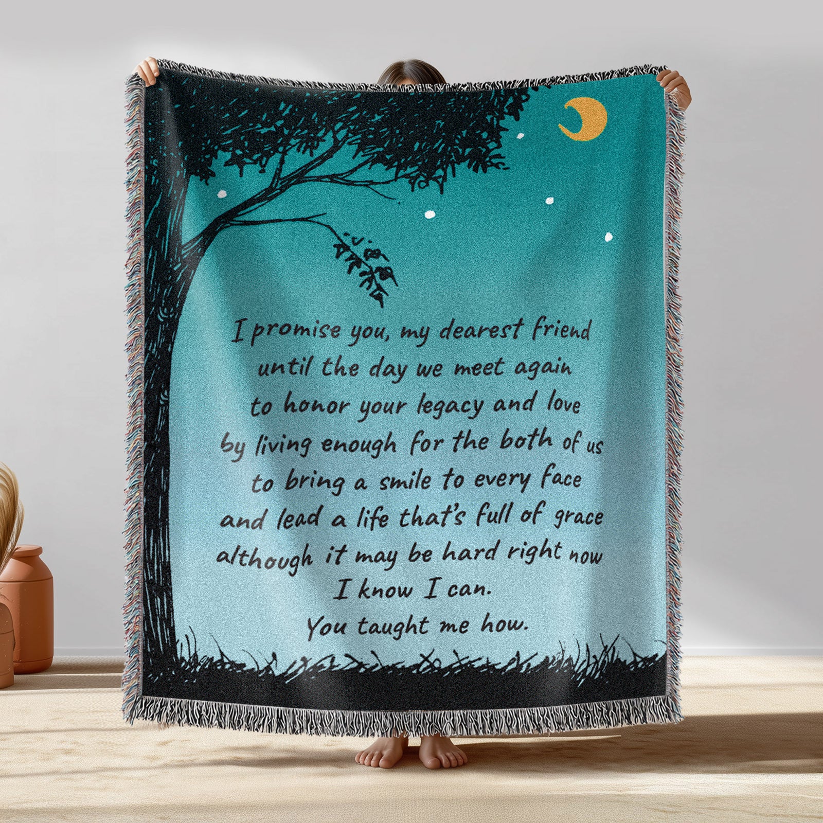 'Sympathy Poem' Decorative Blanket - MUTTS