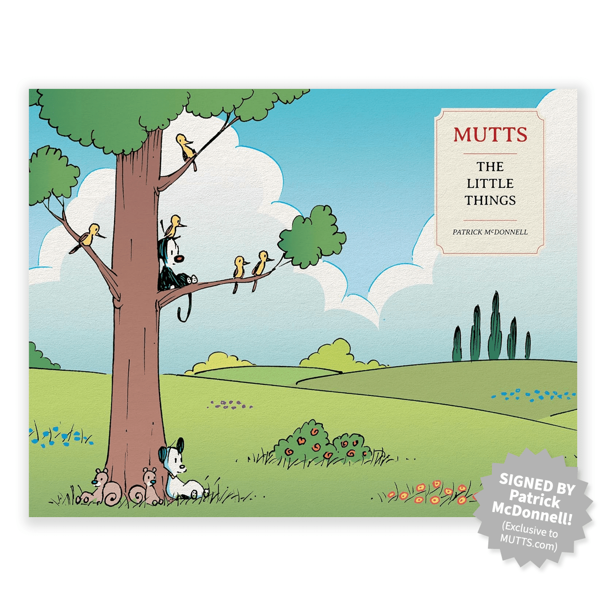 Signed 'MUTTS The Little Things' Treasury Book