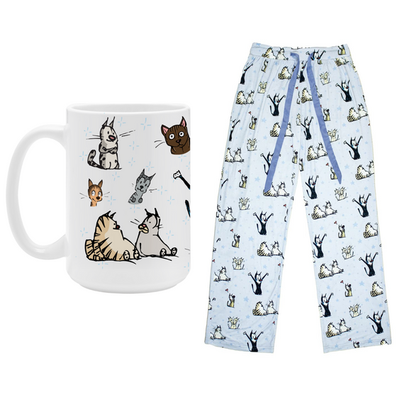 Cat Person Bundle (Mug & PJ Pants)