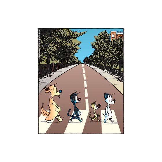 'Tabby Road' Sticker