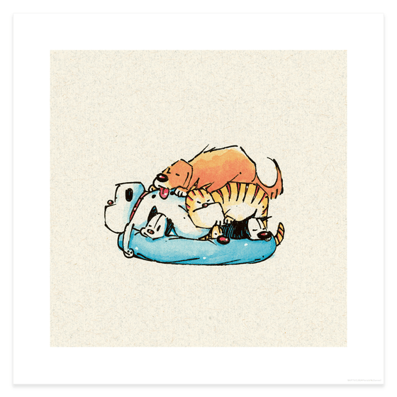 'Paw Pile' Ready-to-Ship Print