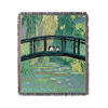 'Water Lilies' Decorative Blanket