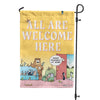 'All Are Welcome' Garden Flag - MUTTS