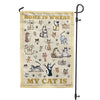 'Cats Are Home' Garden Flag - MUTTS
