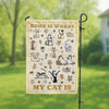 'Cats Are Home' Garden Flag - MUTTS