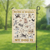 'Dogs Are Home' Garden Flag - MUTTS