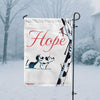 'Hope' Winter Garden Flag - MUTTS
