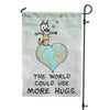 'Hugs for the World' Garden Flag - MUTTS