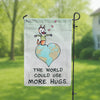 'Hugs for the World' Garden Flag - MUTTS