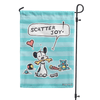 'Scatter Joy' Striped Garden Flag - MUTTS