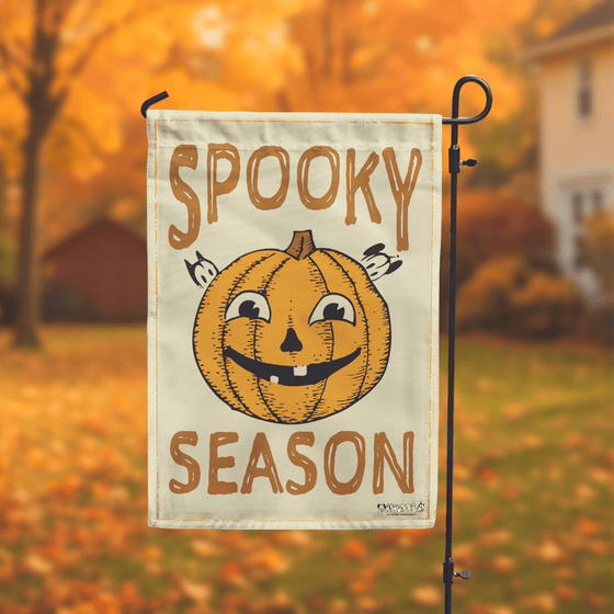 'Spooky Season' Garden Flag - MUTTS