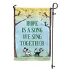 'Sing for Hope' Garden Flag - MUTTS