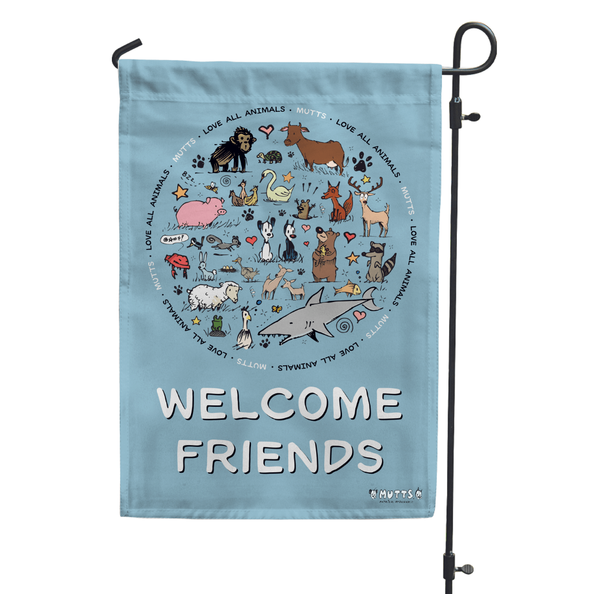 'Welcome Friends' Garden Flag