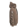 'Walking with MUTTS' Brown Zip Hoodie - MUTTS