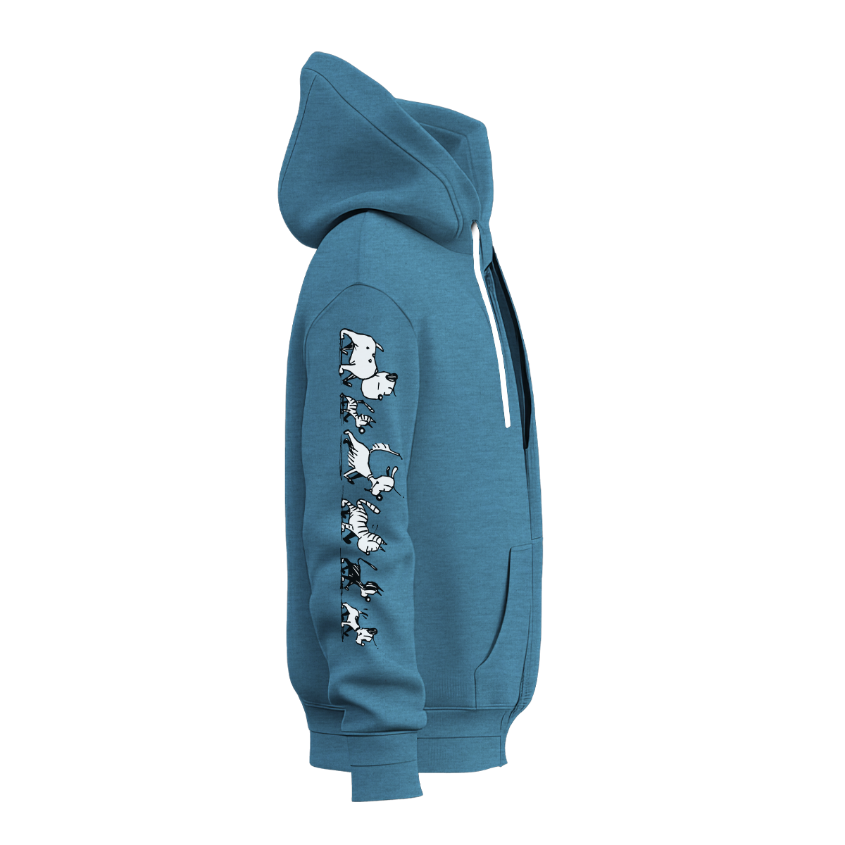 'Walking with MUTTS' Classic Zip Hoodie