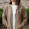 'Walking with MUTTS' Brown Zip Hoodie - MUTTS