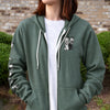 Green 'Walking with MUTTS' Zip Hoodie