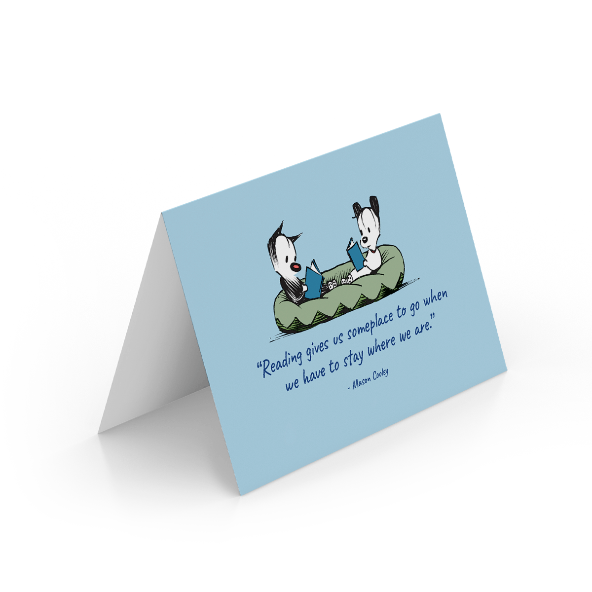 'What Reading Gives Us' Greeting Card - MUTTS