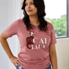 'Cat Lady' V - Neck Tee - MUTTS